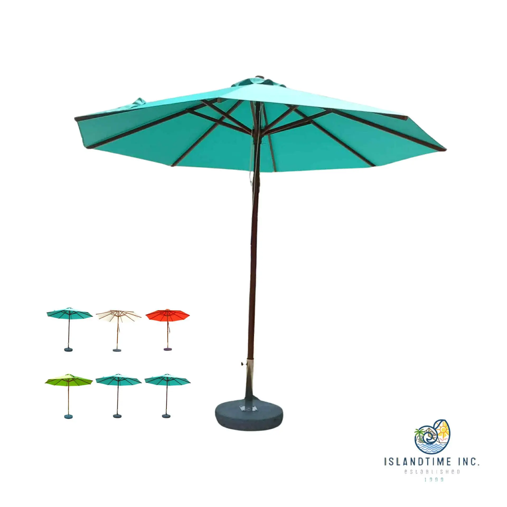 Center pole resort umbrella