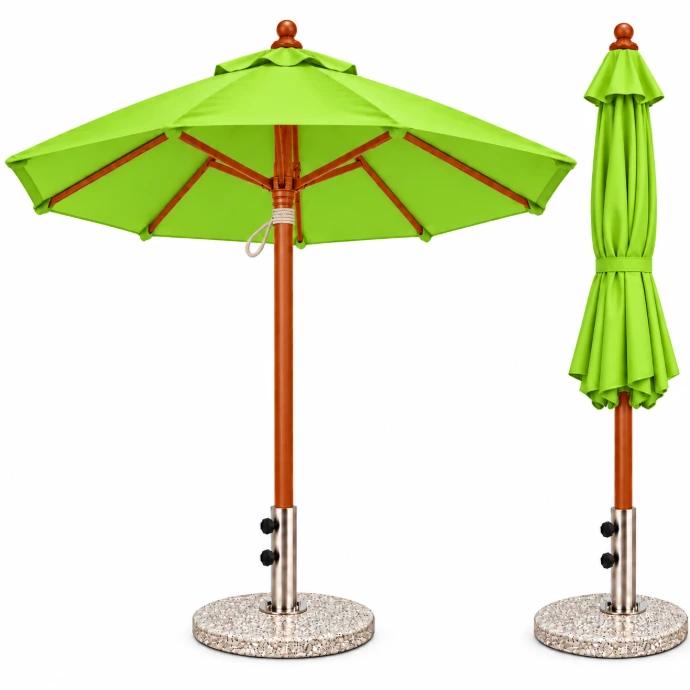 lime green commercial umbrella