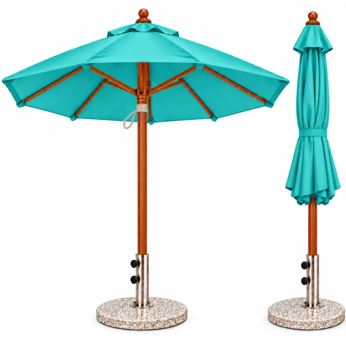 turquoise commercial umbrella